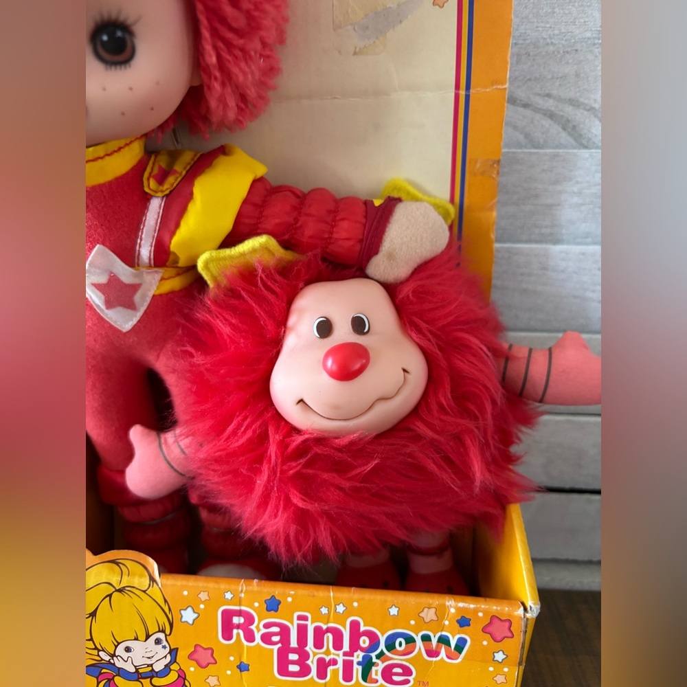 Rainbow Red Butler & Romeo Plush Doll Set - Red and Yellow Accents 2003 - Picture 2 of 13